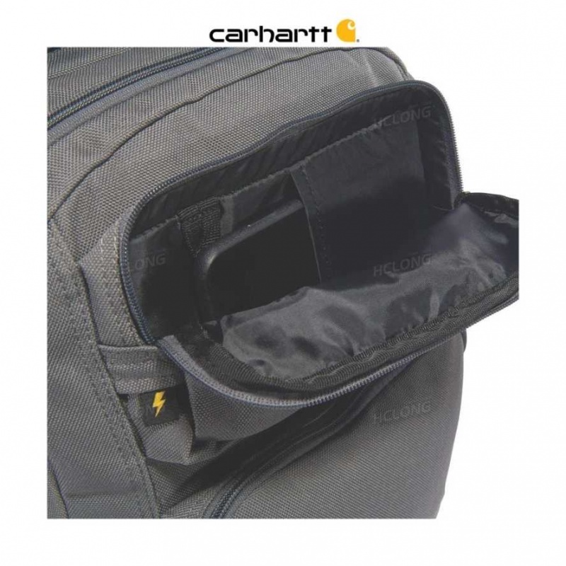 Gray Carhartt 35L Triple-Compartment Backpack - Danmark TPF-3534508