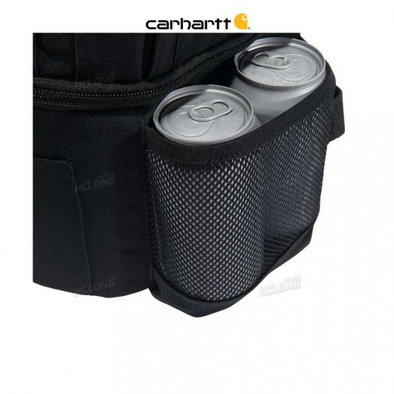 Noir Carhartt Insulated 24 Can Two Compartment Cooler Backpack - Danmark ZJP-8118651