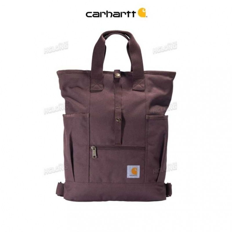 Bordeaux Carhartt Convertible Backpack Tote - Danmark MNP-0962666