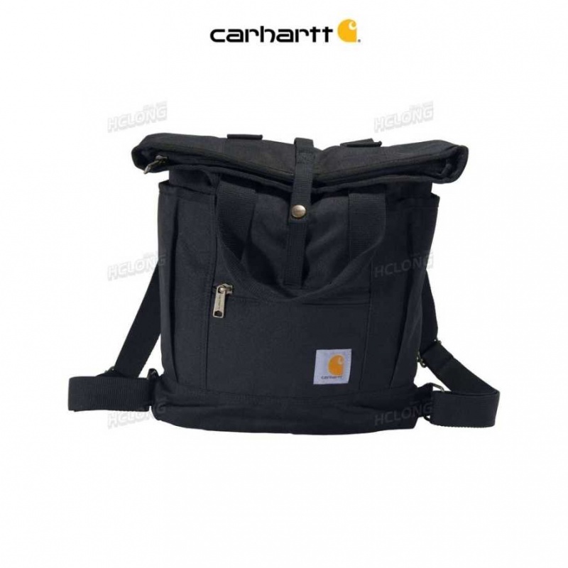 Noir Carhartt Convertible Backpack Tote - Danmark IQN-4397716