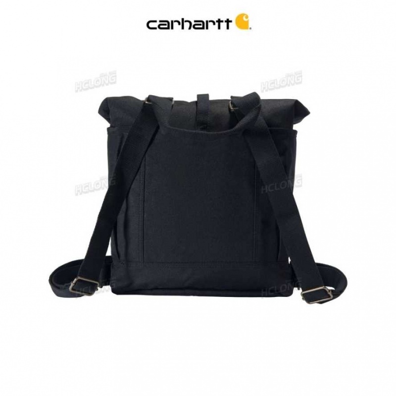 Noir Carhartt Convertible Backpack Tote - Danmark IQN-4397716