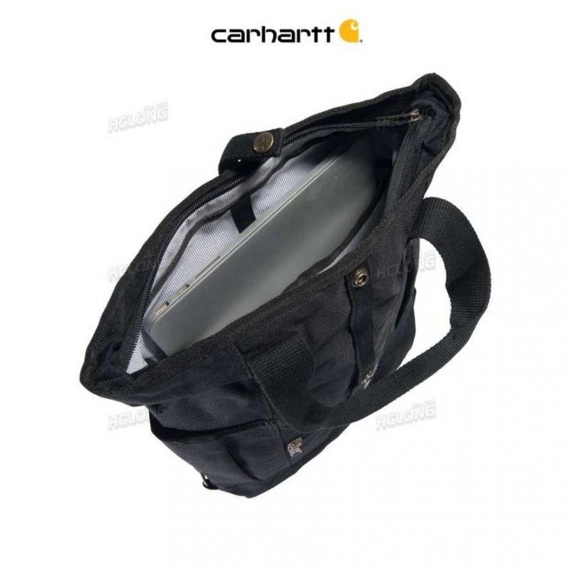 Noir Carhartt Convertible Backpack Tote - Danmark IQN-4397716