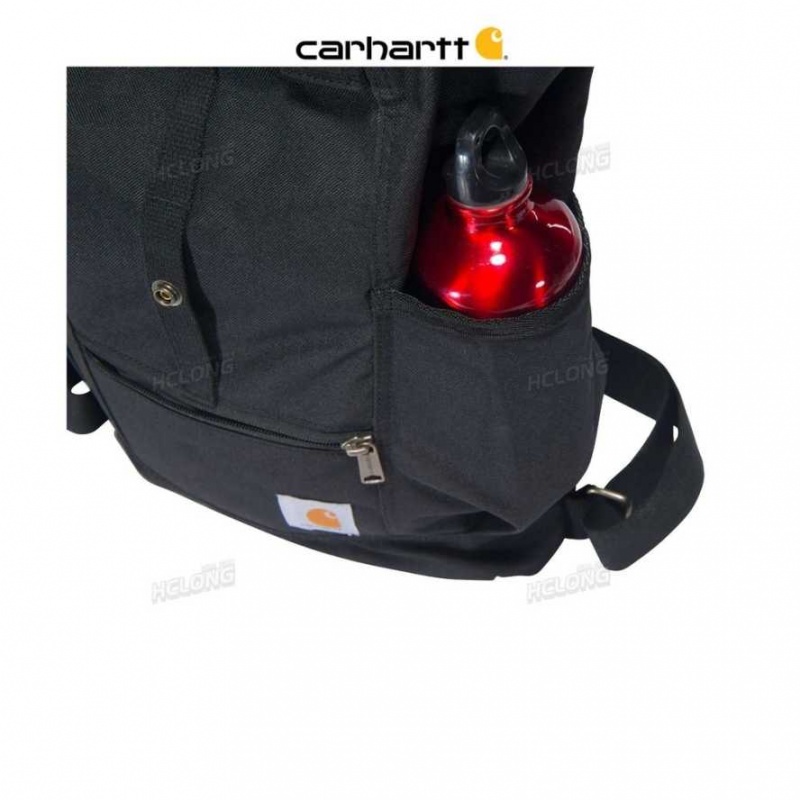 Noir Carhartt Convertible Backpack Tote - Danmark IQN-4397716