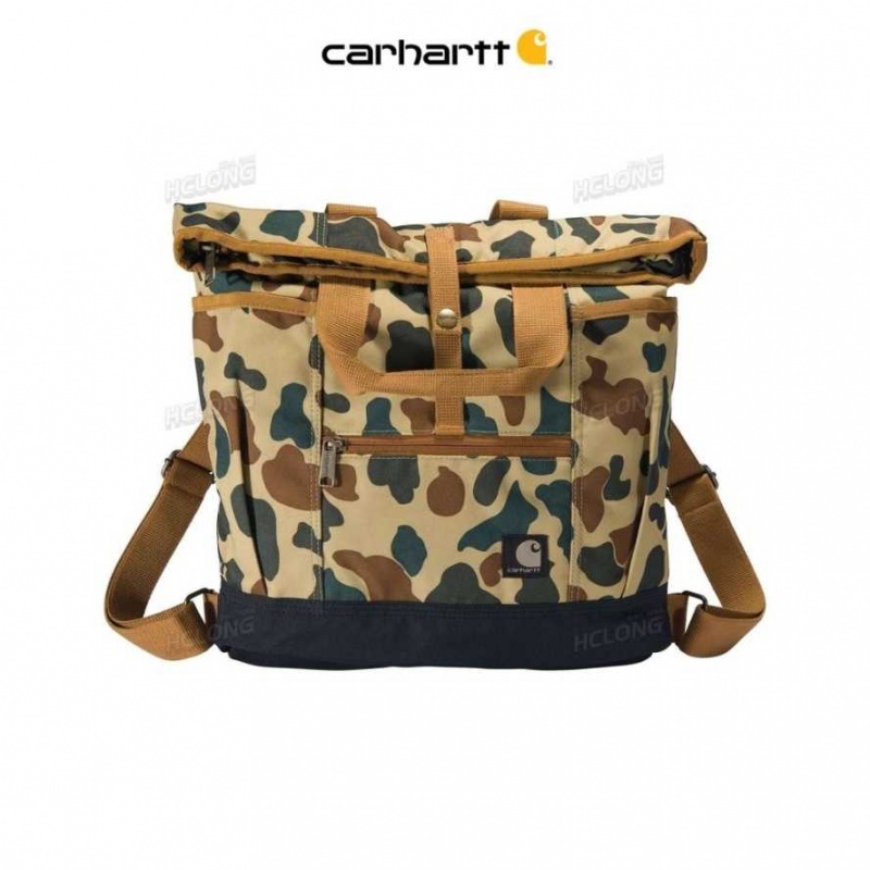 Camouflage Carhartt Convertible Backpack Tote - Danmark ZZS-1772154