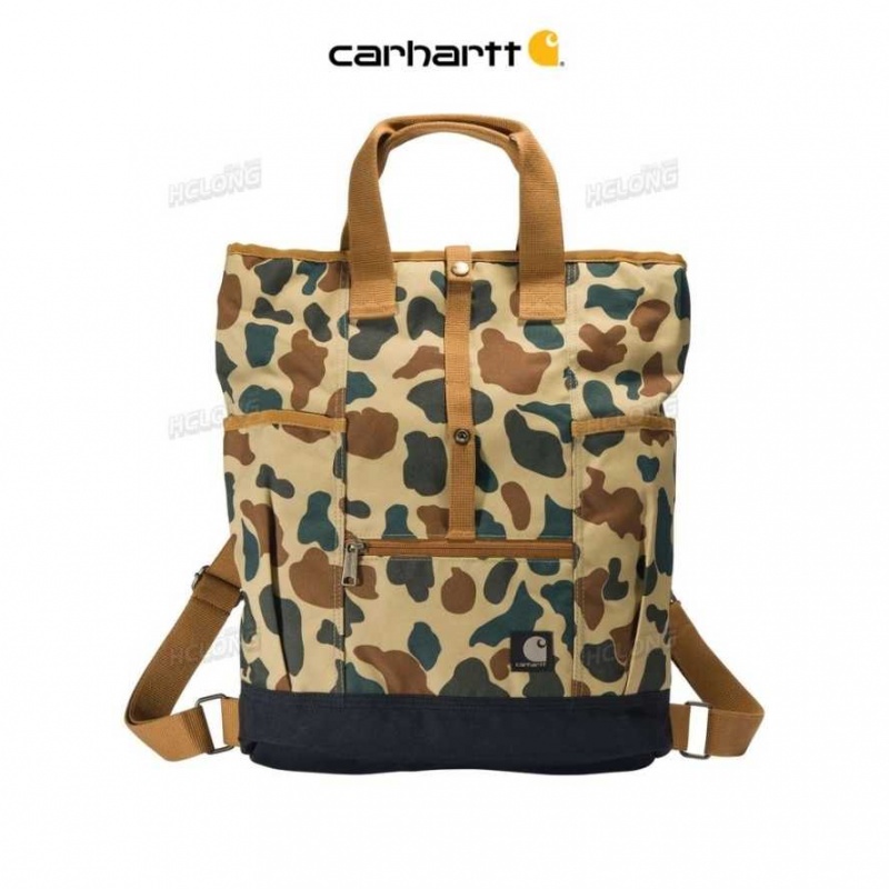 Camouflage Carhartt Convertible Backpack Tote - Danmark ZZS-1772154