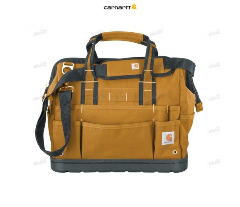 Marron Carhartt Legacy 16 Tool Bag w Molded Base - Danmark JZW-8991612