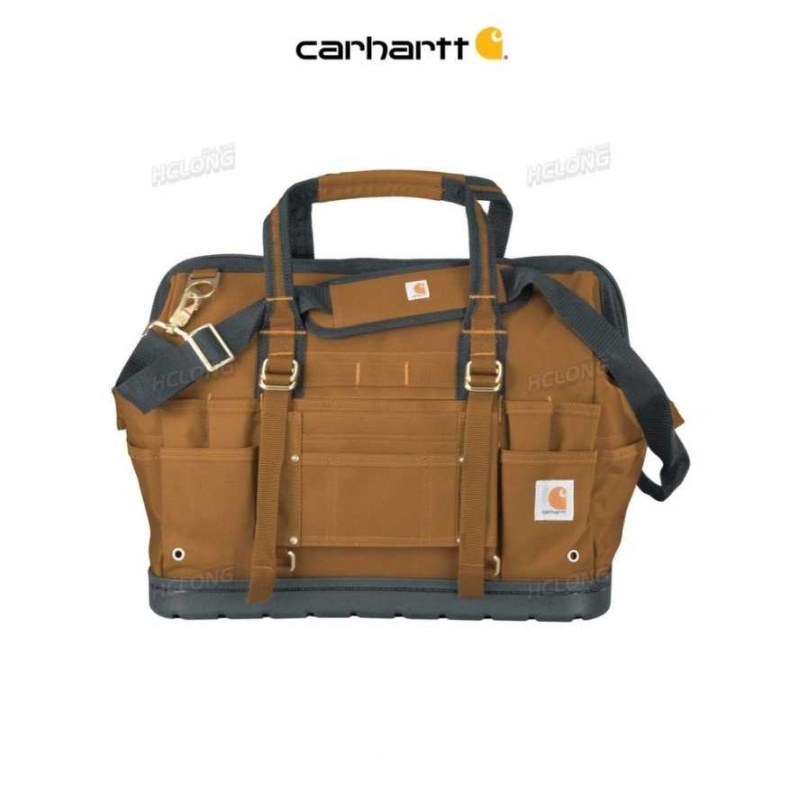 Marron Carhartt Legacy 18 Tool Bag w Molded Base - Danmark XSJ-7879932