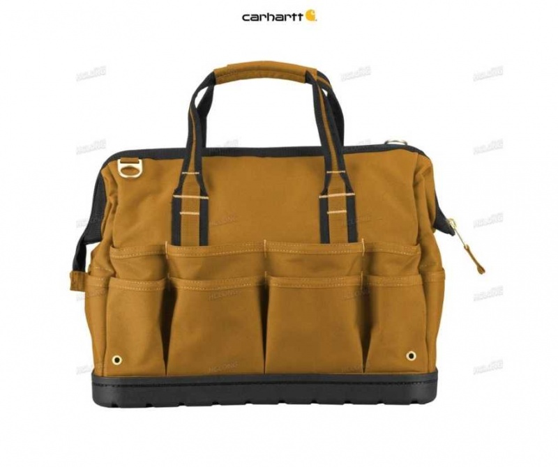 Marron Carhartt Legacy 18 Tool Bag w Molded Base - Danmark XSJ-7879932