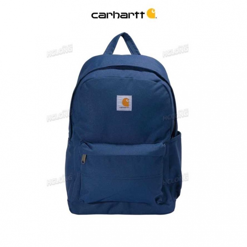 Bleu Marine Carhartt 21L Classiche Laptop Daypack Bleu - Danmark XYE-8012703