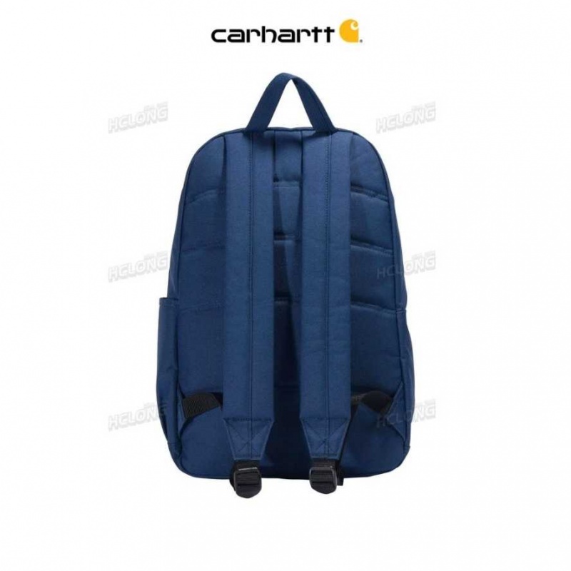 Bleu Marine Carhartt 21L Classiche Laptop Daypack Bleu - Danmark XYE-8012703