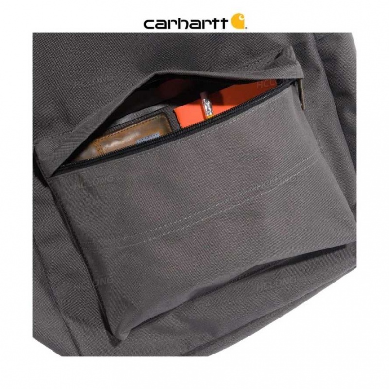 Gray Carhartt 21L Classiche Laptop Daypack - Danmark UBT-3583128