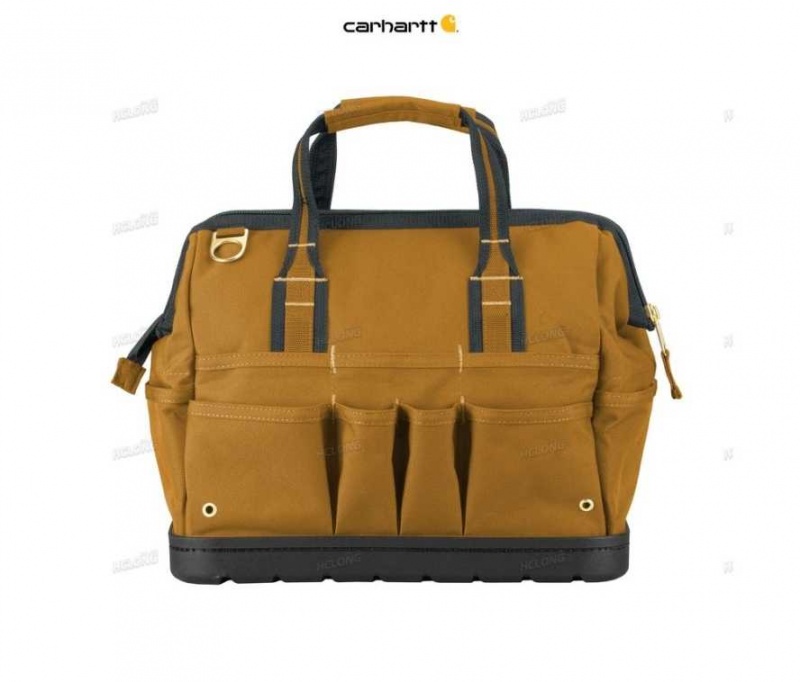 Marron Carhartt Legacy 16 Tool Bag w Molded Base - Danmark JZW-8991612