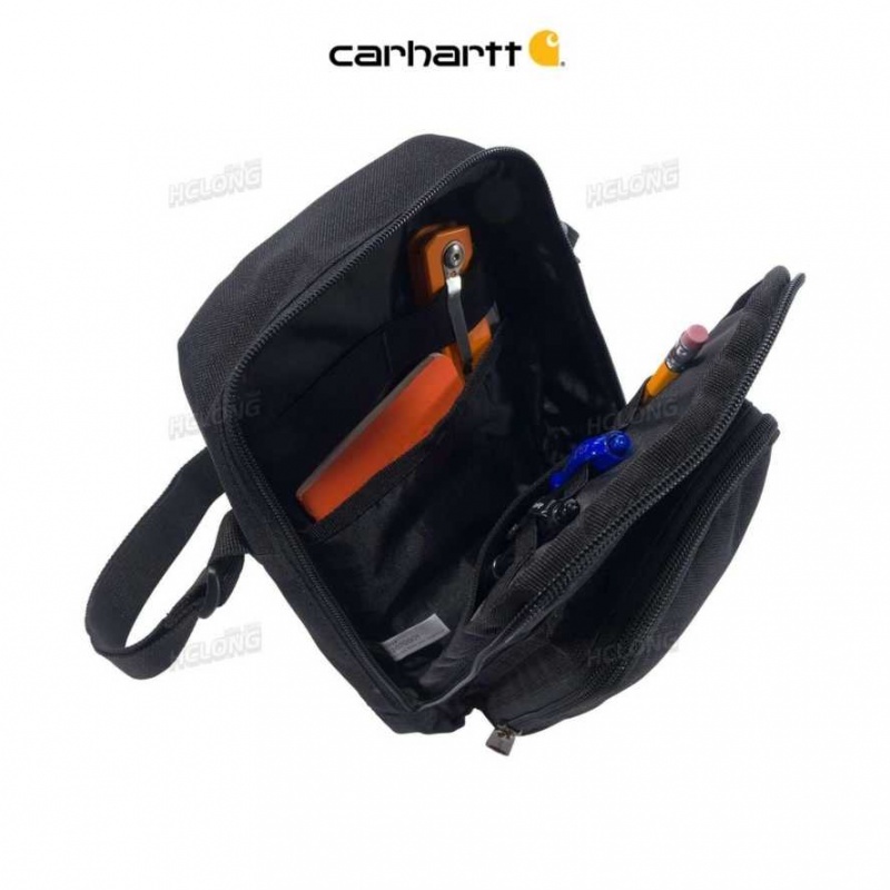 Noir Carhartt Crossbody Zip Bag - Danmark TAT-0078596