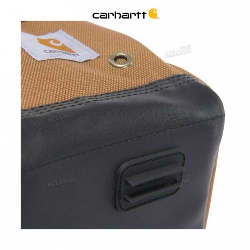 Marron Carhartt 14-Inch 25 Pocket Heavyweight Tool Bag - Danmark THS-2347028