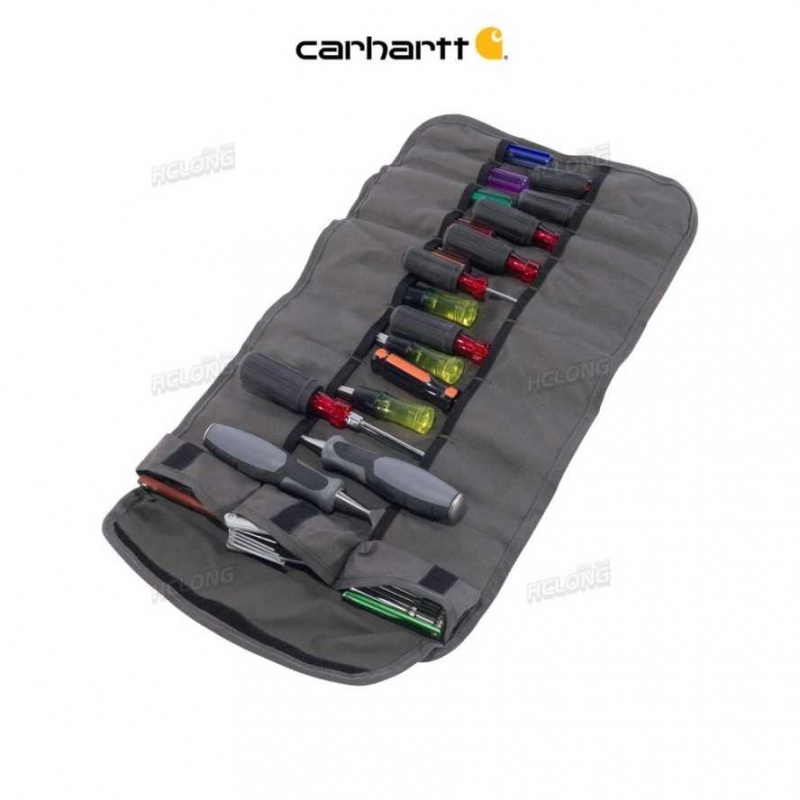 Gray Carhartt 18-Pocket Utility Roll - Danmark HCF-6590683