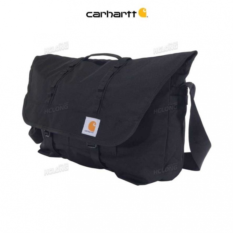 Noir Carhartt Cargo Series Messenger Bag - Danmark EVD-3417489