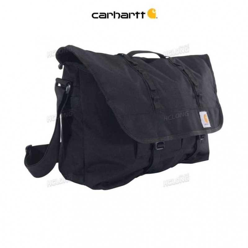 Noir Carhartt Cargo Series Messenger Bag - Danmark EVD-3417489