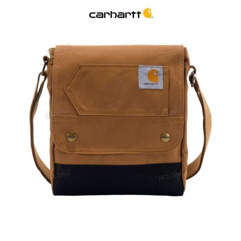 Marron Carhartt Cross Body Snap Bag - Danmark JJC-1287178