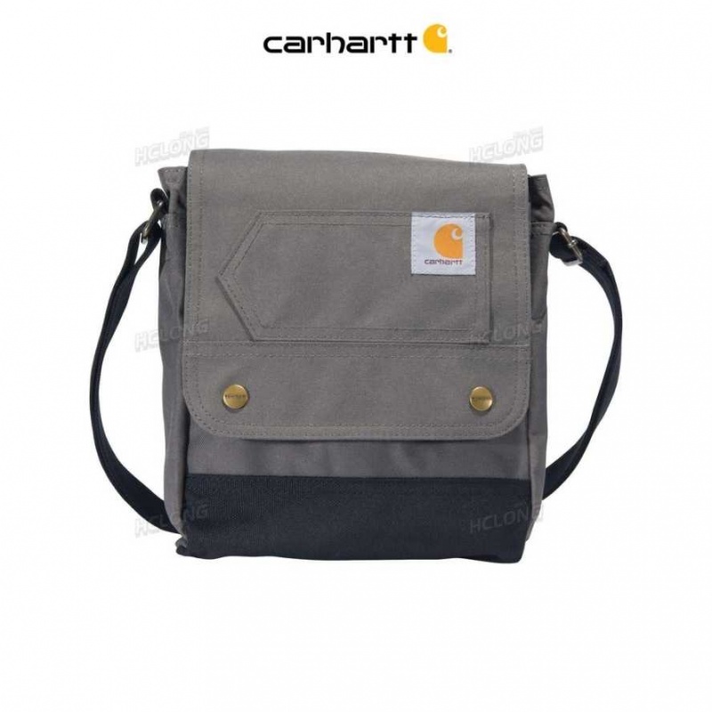 Gray Carhartt Cross Body Snap Bag - Danmark QDS-5423344