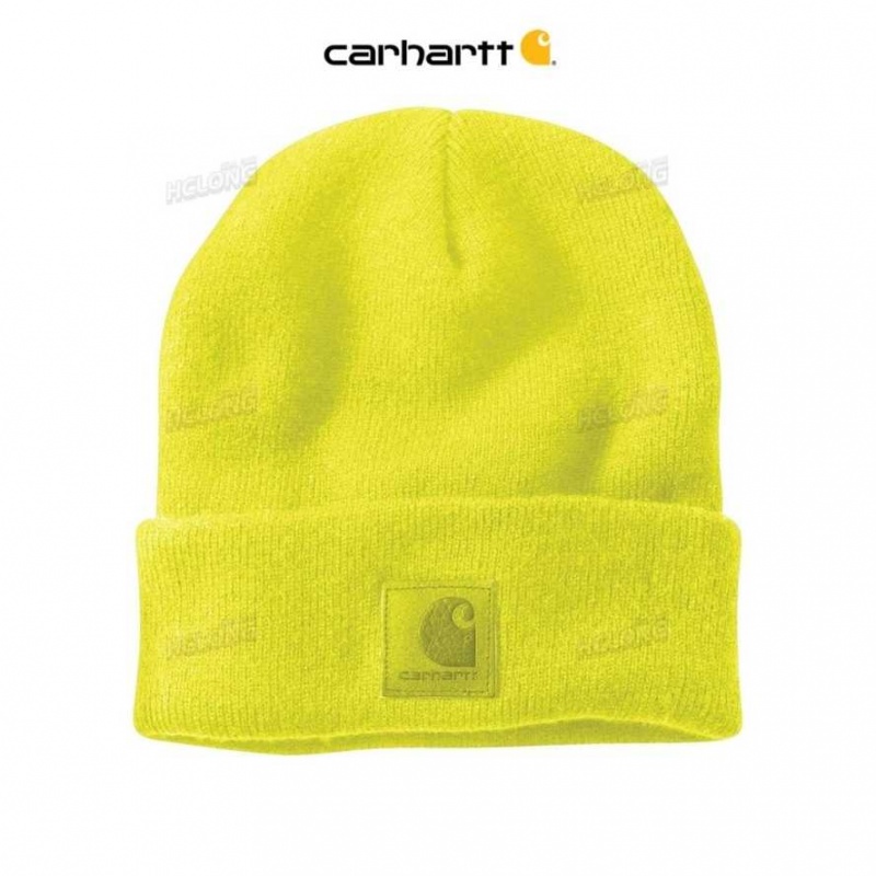 Limeade Carhartt Tonal Patch Beanie - Danmark AQE-5906903