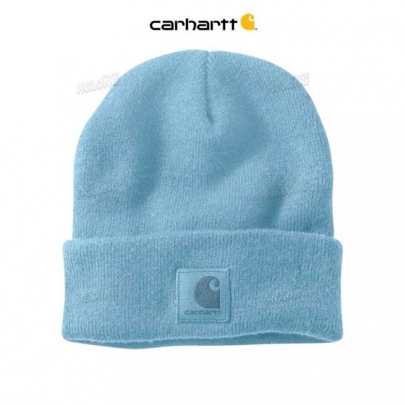 Bleu Carhartt Tonal Patch Beanie - Danmark XER-2464686