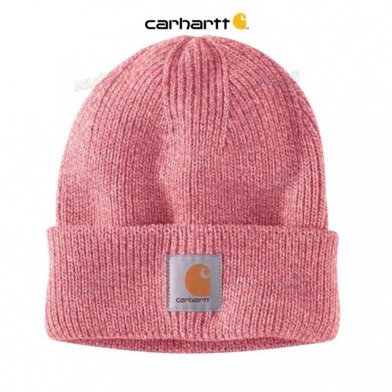 Rose Carhartt Rib Knit Beanie - Danmark LDA-2043455