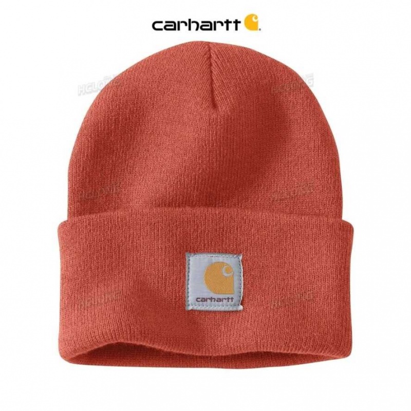 Orange Carhartt Knit Cuffed Beanie - Danmark PYO-9118388