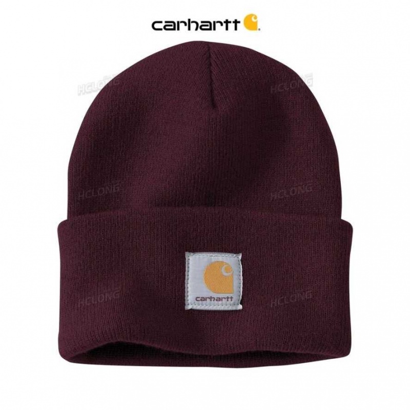 Blackberry Carhartt Knit Cuffed Beanie - Danmark BIG-4166114