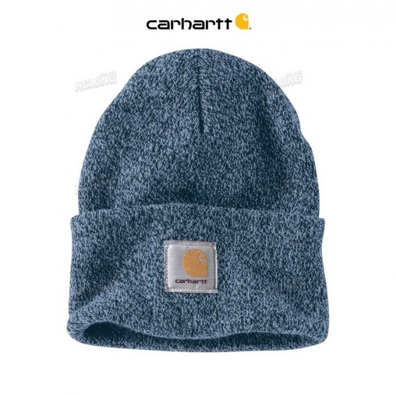 Bleu Bleu Carhartt Knit Cuffed Beanie Bleu - Danmark BNI-2663815