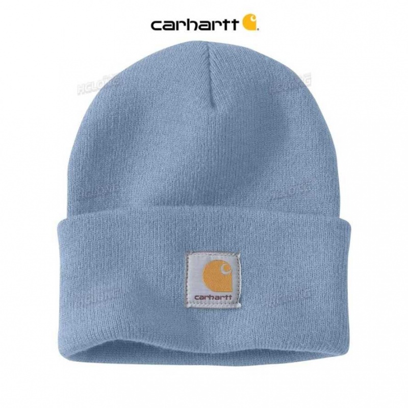 Bleu Carhartt Knit Cuffed Beanie - Danmark VQI-0625514