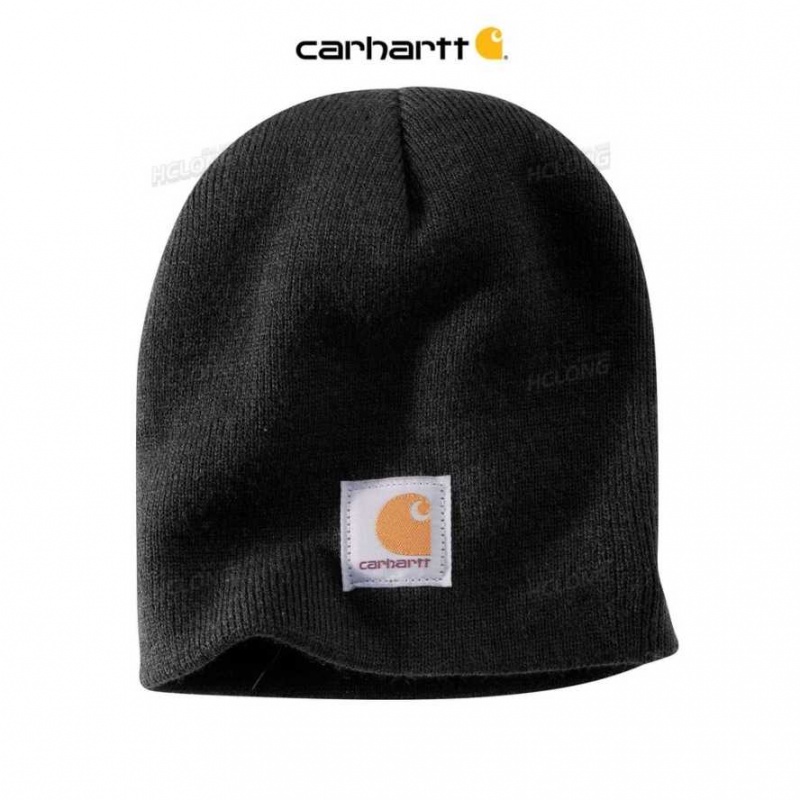 Noir Carhartt Knit Beanie - Danmark FJR-7832434