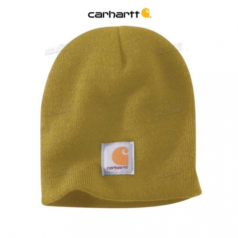 Golden Haze Carhartt Knit Beanie Golden - Danmark NWF-5918433