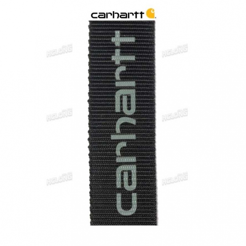 Noir Carhartt Signature Webbing Belt - Danmark FQW-0544173