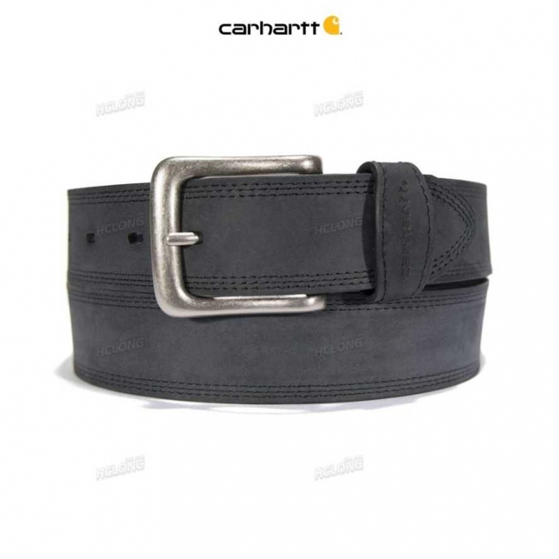 Noir Carhartt Detroit Belt - Danmark ELB-0165823