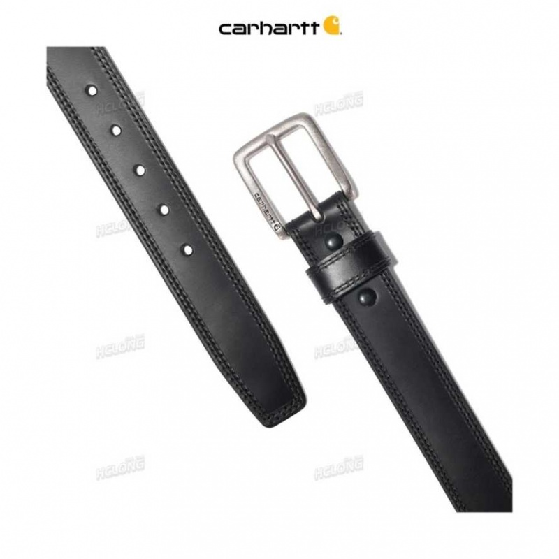 Noir Carhartt Hamilton Belt - Danmark MMS-5438737