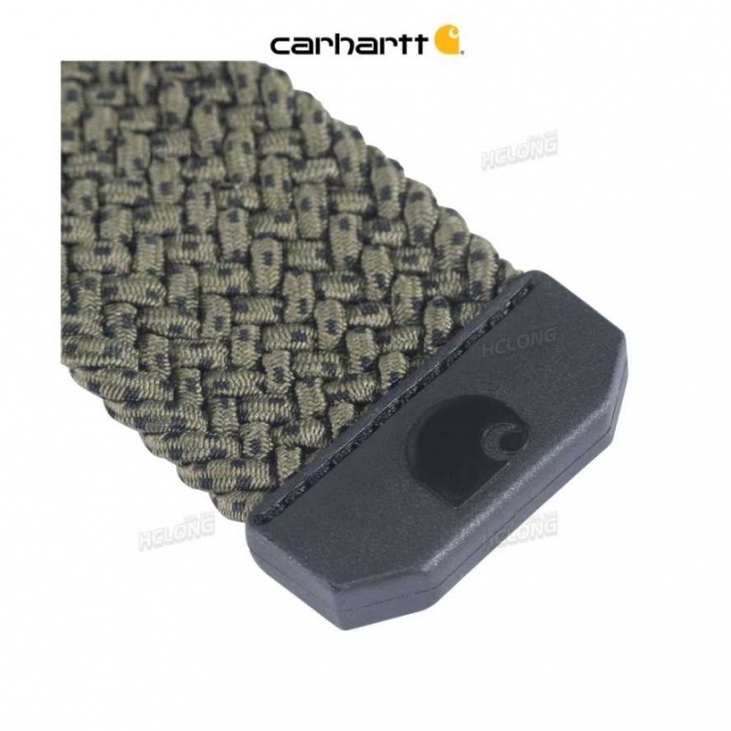 Vert Carhartt Rugged Flex Nylon Cord Braided Belt - Danmark XAV-7173923