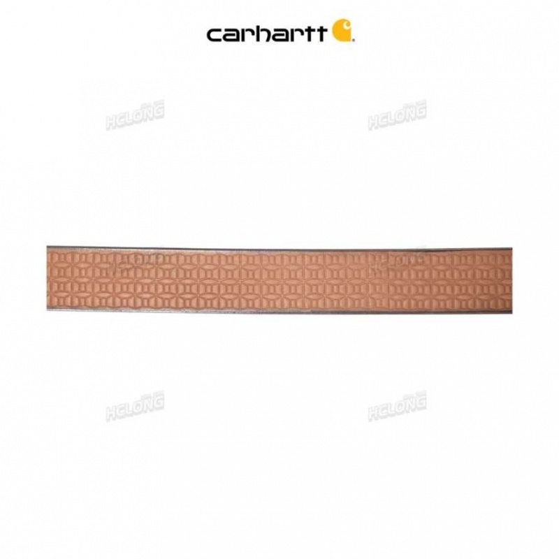 Marron Carhartt Saddle Cuir Basketweave Belt - Danmark PGU-4226181