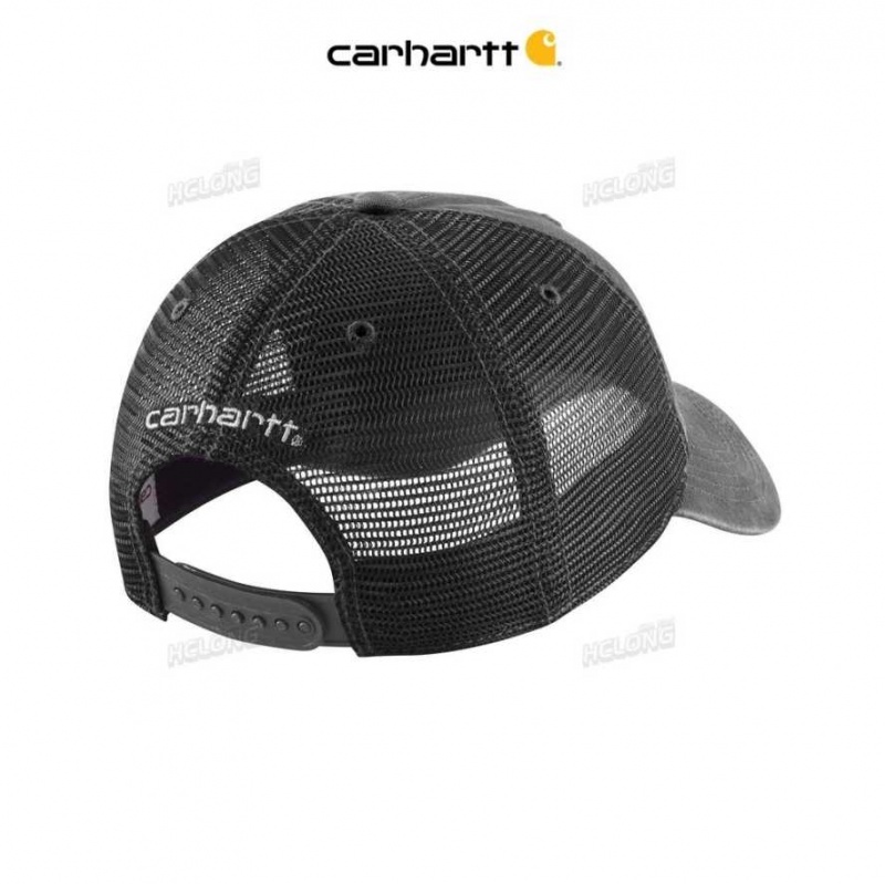 Noir Carhartt Tela Mesh-Back Cap - Danmark GXY-8073044