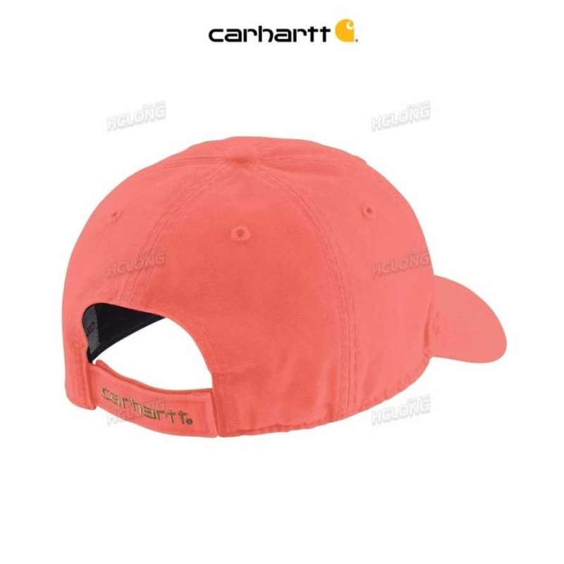 Corail Carhartt Tela Cap - Danmark FUL-4284608