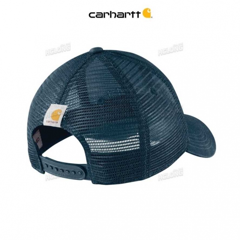 Bleu Carhartt Tela Mesh-Back Logo Graphique Cap - Danmark PQR-5603831