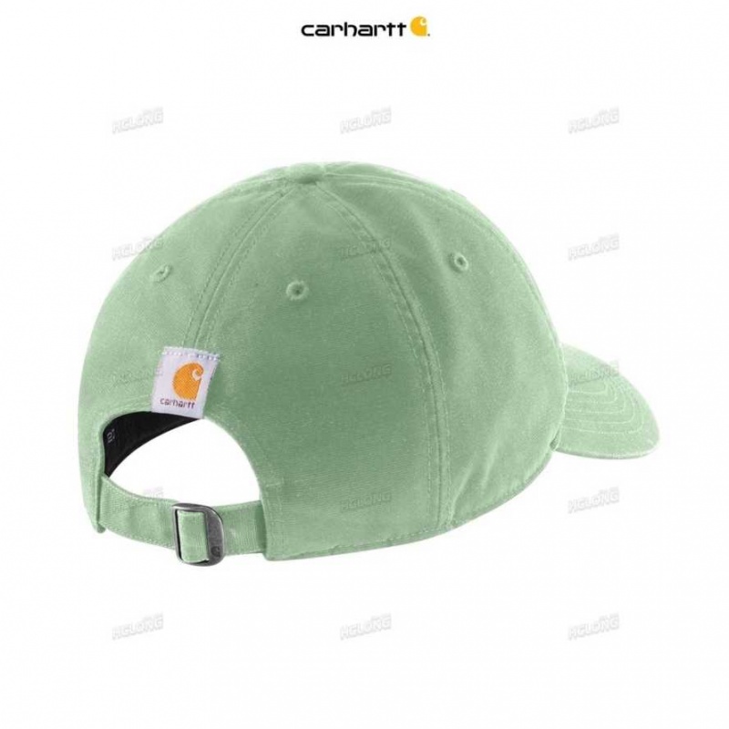 Vert Carhartt Tela Script Graphique Cap - Danmark ZNL-7768264