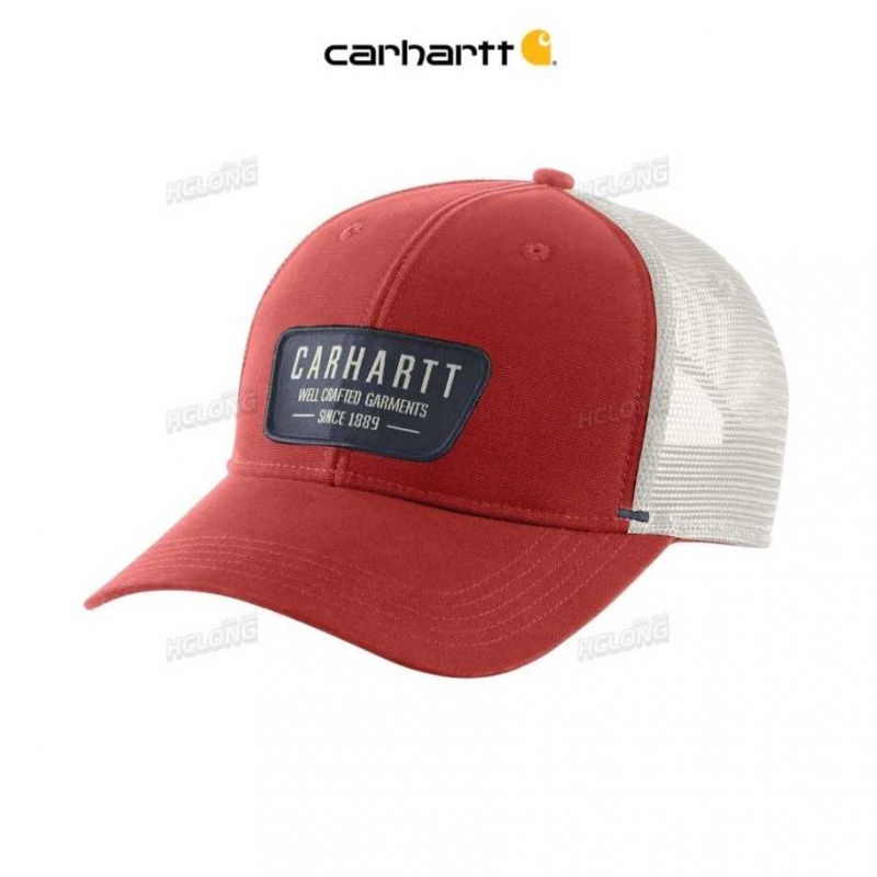 Chili Pepper Carhartt Tela Mesh-Back Crafted Patch Cap Chili - Danmark HBA-9951297