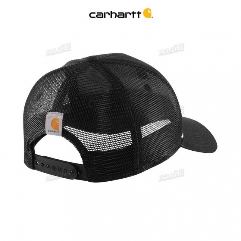 Noir Carhartt Tela Mesh-Back Crafted Patch Cap - Danmark XSZ-7394782