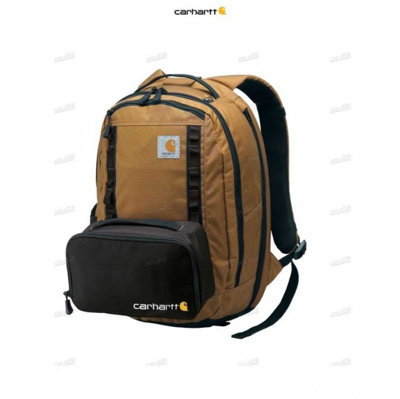 Marron Carhartt Medium Pack 3 Can Insulated Cooler - Danmark OCR-8906681