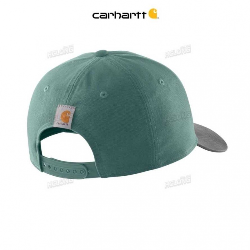 Vert Carhartt Tela Rugged Patch Cap - Danmark JHA-4959215