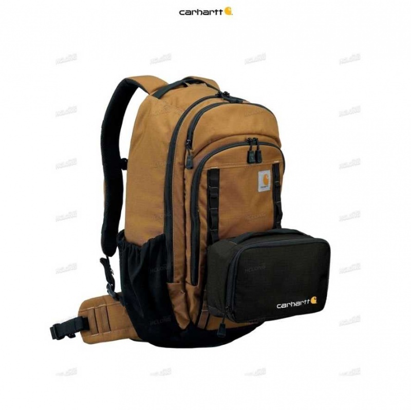 Marron Carhartt Large Pack 3 Can Insulated Cooler - Danmark IYN-0920503