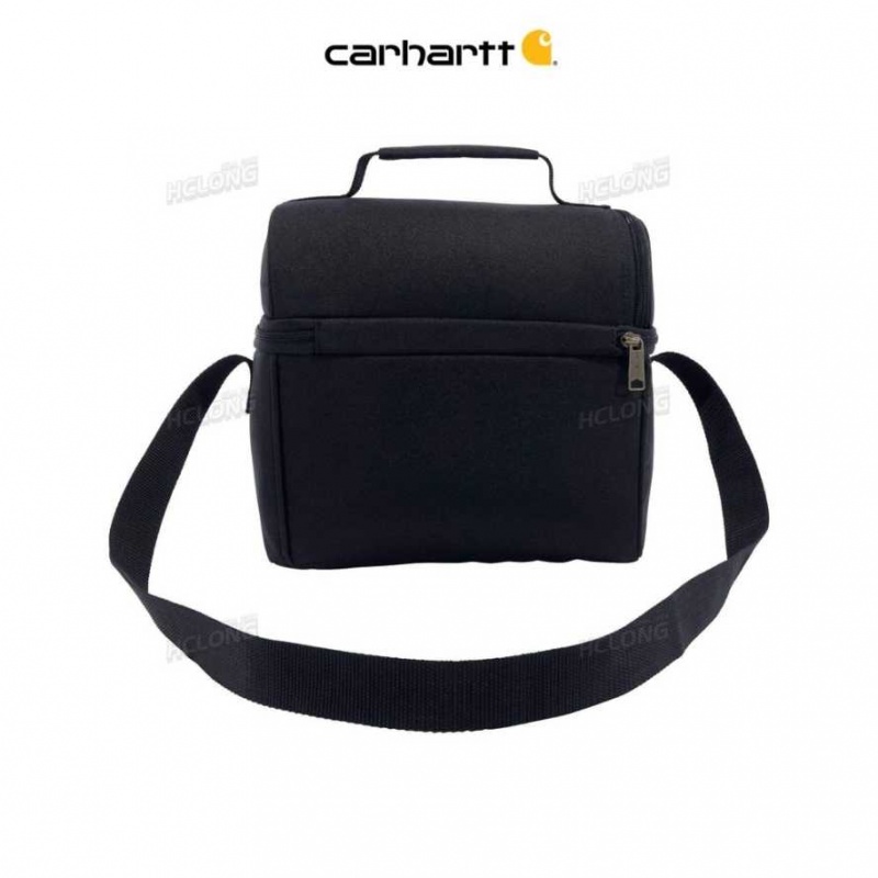 Noir Carhartt Insulated 12 Can Two Compartment Lunch Cooler - Danmark VNK-2922155