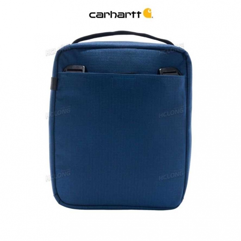 Bleu Marine Carhartt Cargo Series Insulated 4 Can Lunch Cooler Bleu - Danmark BJZ-5102782