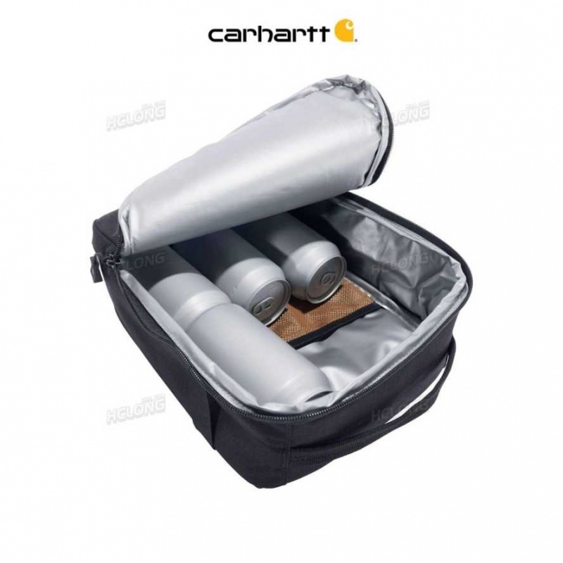 Noir Carhartt Cargo Series Insulated 4 Can Lunch Cooler - Danmark QTZ-2189067