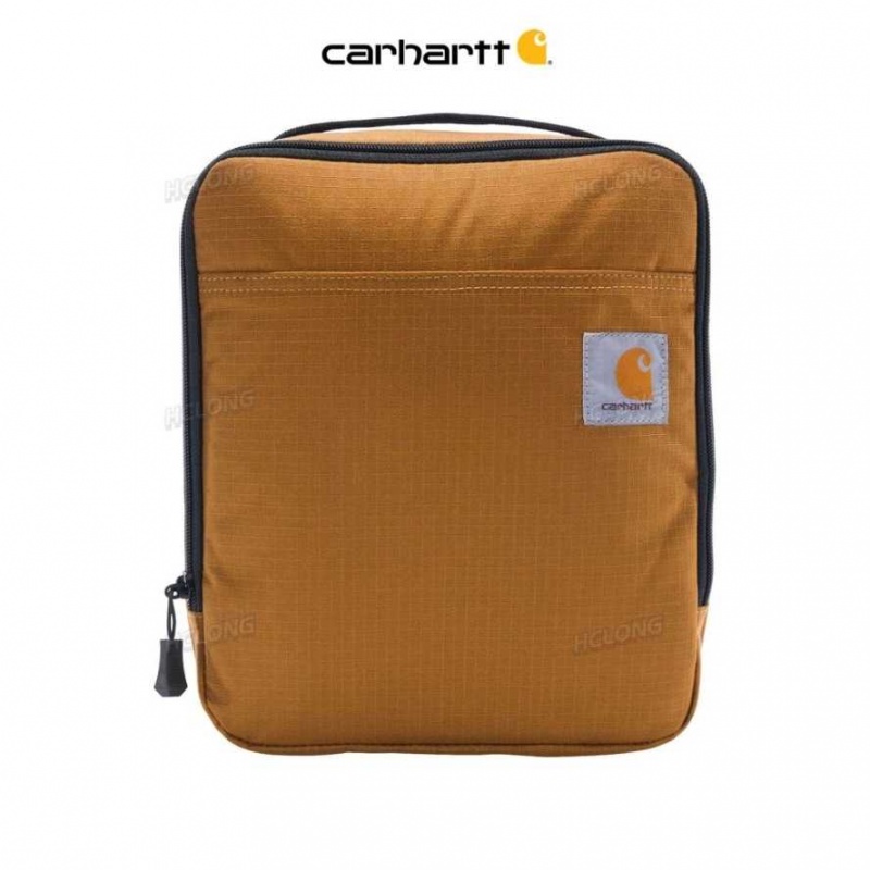 Marron Carhartt Cargo Series Insulated 4 Can Lunch Cooler - Danmark FDT-5242726